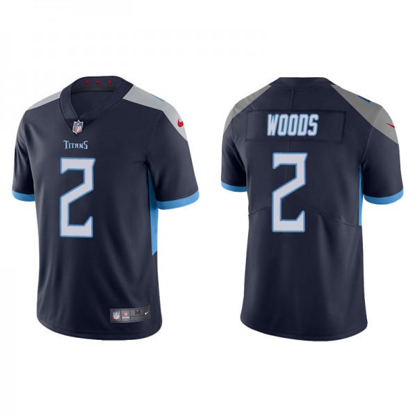 Men's Tennessee Titans Robert Woods Navy Vapor Limited Jersey