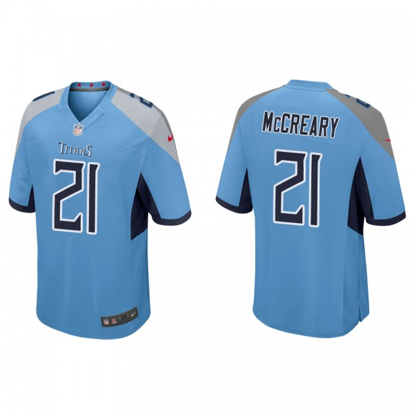 Men's Tennessee Titans Roger McCreary Light Blue G...