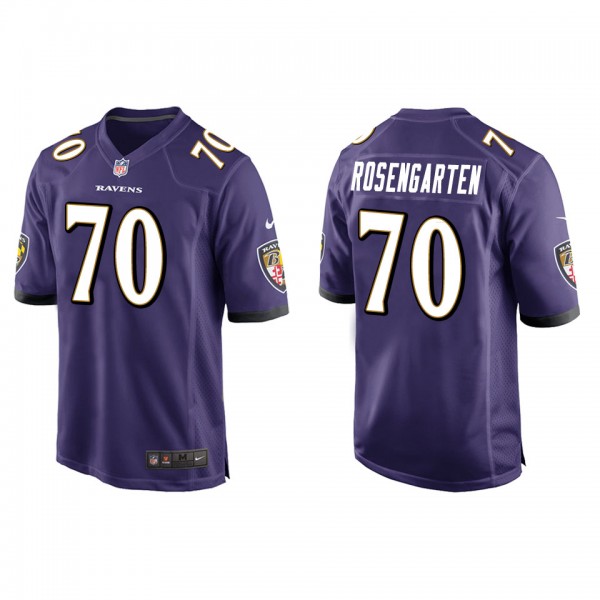 Men's Roger Rosengarten Baltimore Ravens Purple Ga...