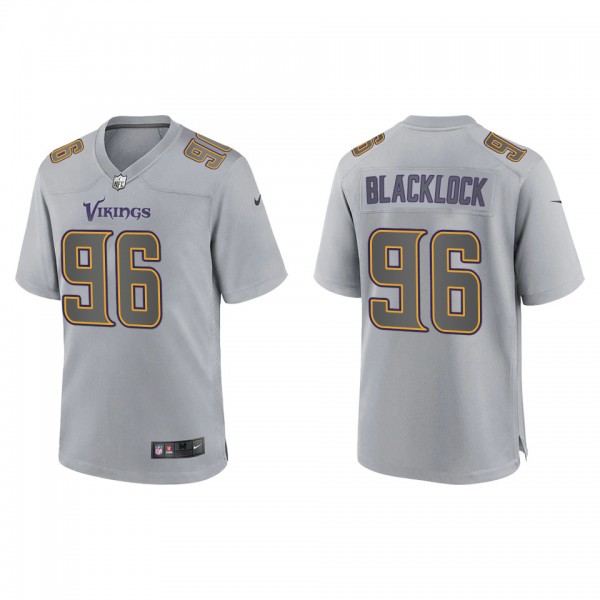 Men's Minnesota Vikings Ross Blacklock Gray Atmosp...