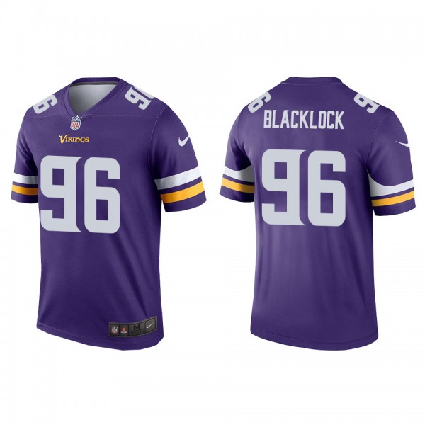 Men's Minnesota Vikings Ross Blacklock Purple Lege...