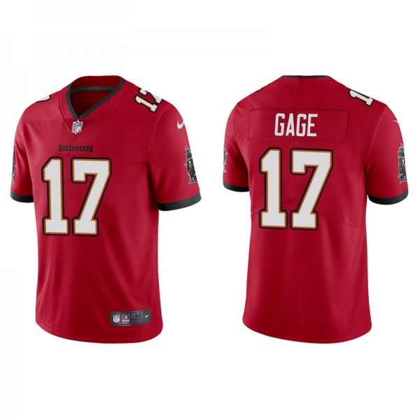 Men's Tampa Bay Buccaneers Russell Gage Red Vapor Limited Jersey