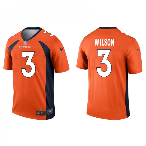Broncos Russell Wilson Orange Legend Jersey