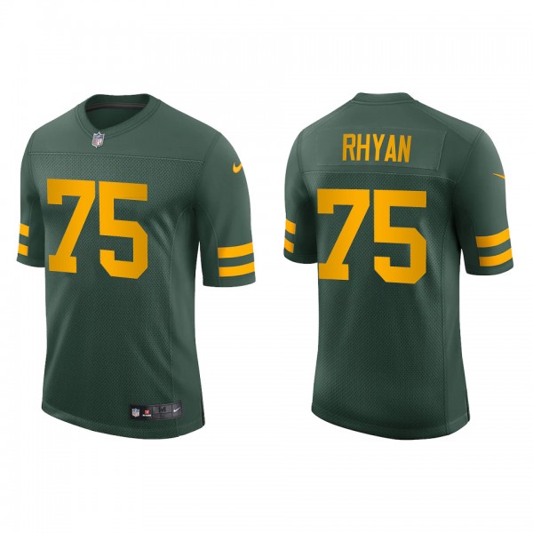 Men's Green Bay Packers Sean Rhyan Green 2022 NFL Draft Alternate Vapor Limited Jersey