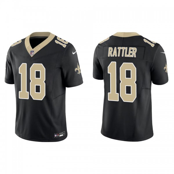 Men's Spencer Rattler New Orleans Saints Black Vap...