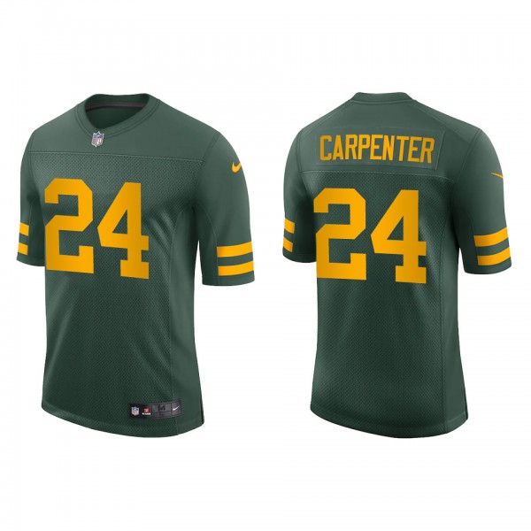 Men's Green Bay Packers Tariq Carpenter Green Alternate Vapor Limited Jersey