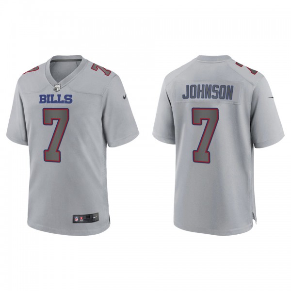 Men's Taron Johnson Buffalo Bills Gray Atmosphere ...