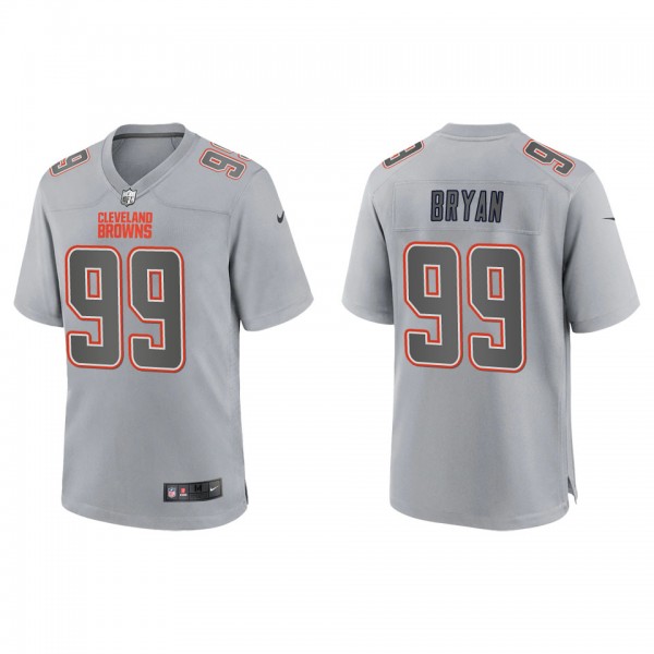 Men's Taven Bryan Cleveland Browns Gray Atmosphere...