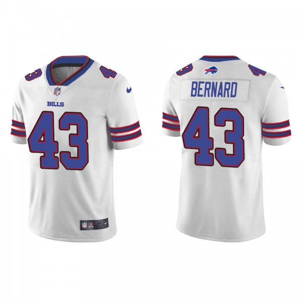 Men's Buffalo Bills Terrel Bernard White 2022 NFL ...