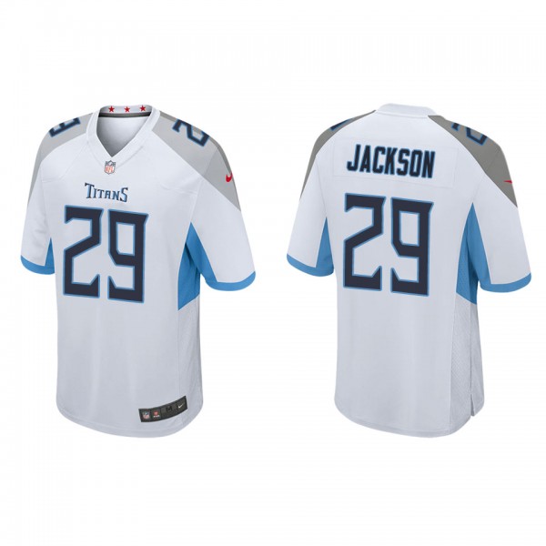 Men's Tennessee Titans Theo Jackson White Game Jer...
