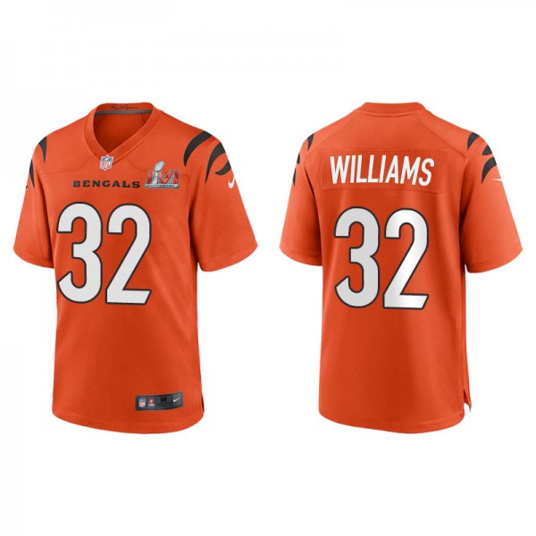 Men's Cincinnati Bengals Trayveon Williams Orange ...