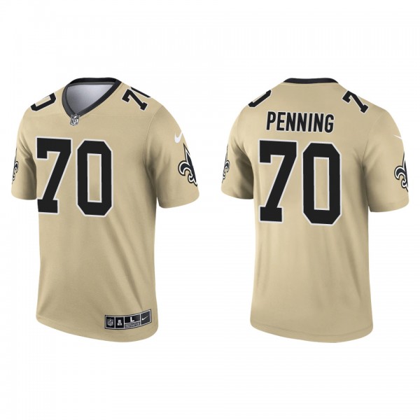 Men's New Orleans Saints Trevor Penning Gold 2022 ...