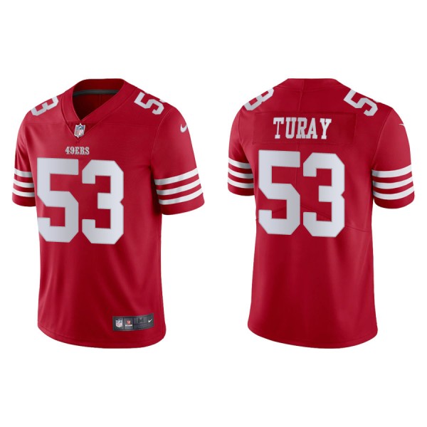 Turay 49ers Scarlet Vapor Limited Jersey