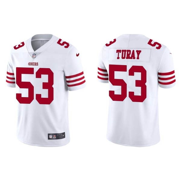 Turay 49ers White Vapor Limited Jersey