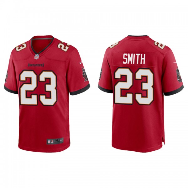 Men's Tykee Smith Tampa Bay Buccaneers Red Game Je...