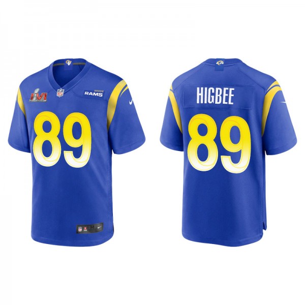 Men's Los Angeles Rams Tyler Higbee Royal Super Bo...