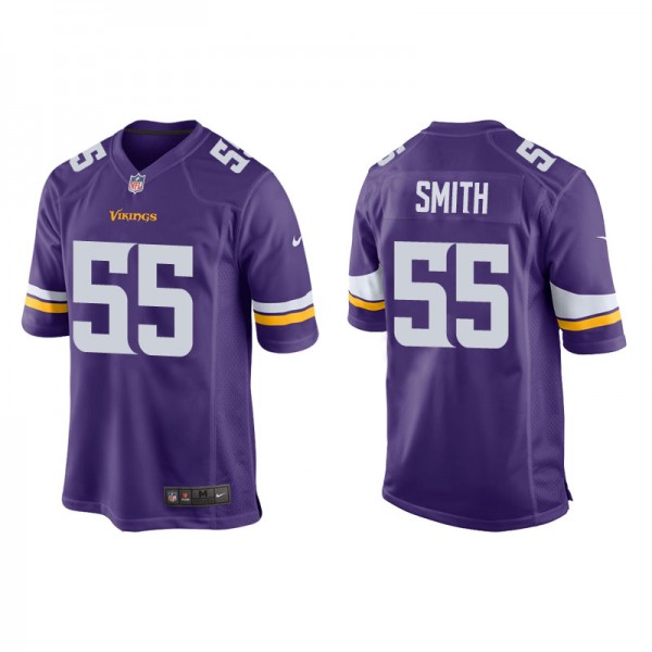 Men's Minnesota Vikings Za'Darius Smith Purple Gam...