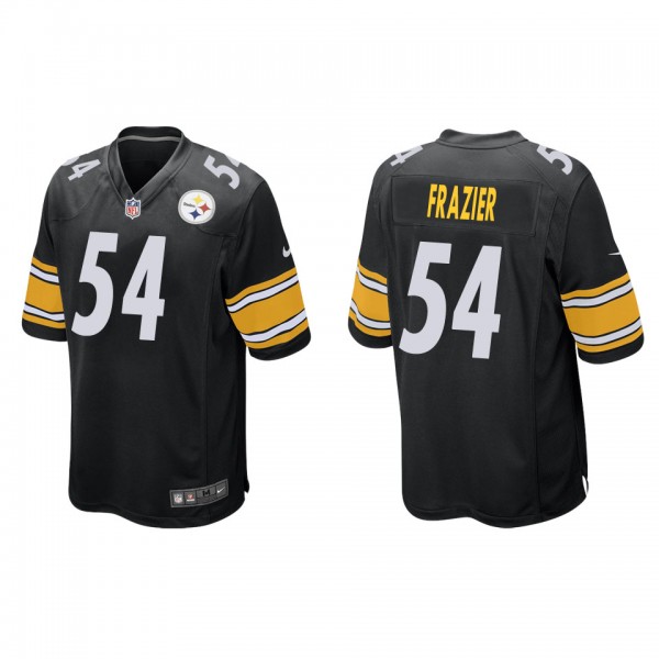 Men's Zach Frazier Pittsburgh Steelers Black Game Jersey