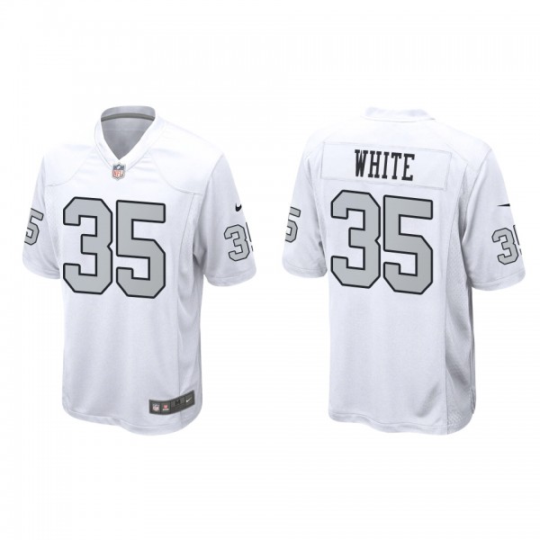 Men's Las Vegas Raiders Zamir White White Alternat...