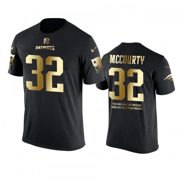 New England Patriots #32 Devin McCourty Metall Dar...