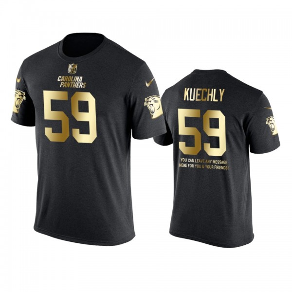 Carolina Panthers #59 Luke Kuechly Metall Dark Nik...