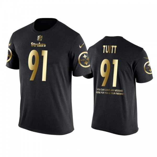 Pittsburgh Steelers #91 Stephon Tuitt Metall Dark ...