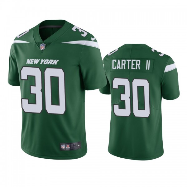 Michael Carter II New York Jets Green Vapor Limite...