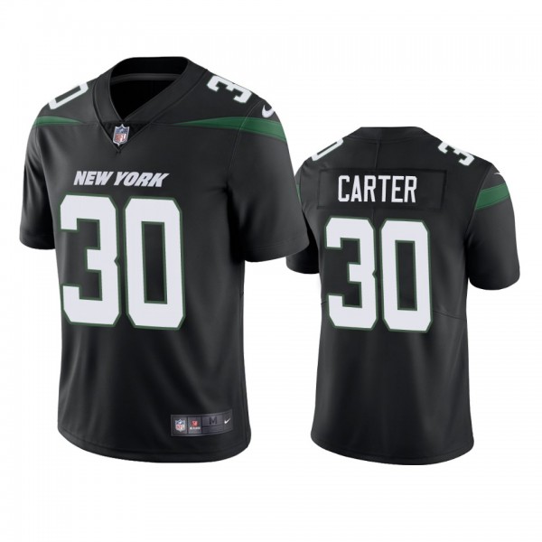 New York Jets Michael Carter Black Vapor Limited J...