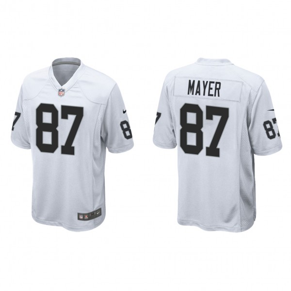 Men's Las Vegas Raiders Michael Mayer White 2023 N...