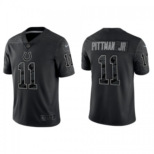 Michael Pittman Jr. Indianapolis Colts Black Refle...