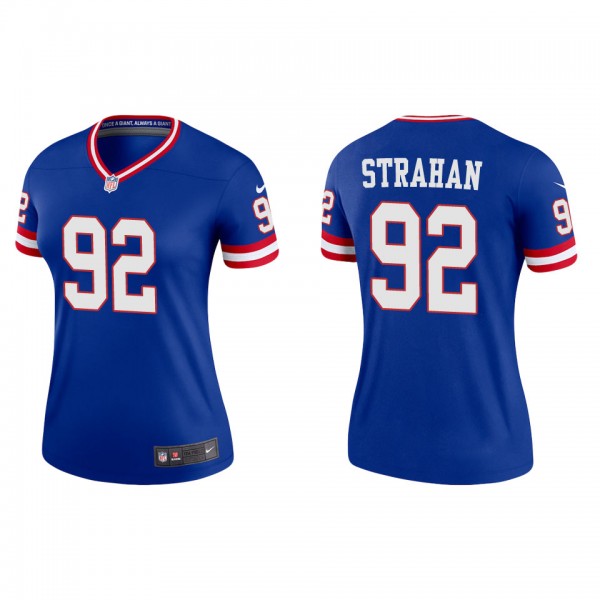 Michael Strahan Women's Giants Royal Classic Legen...