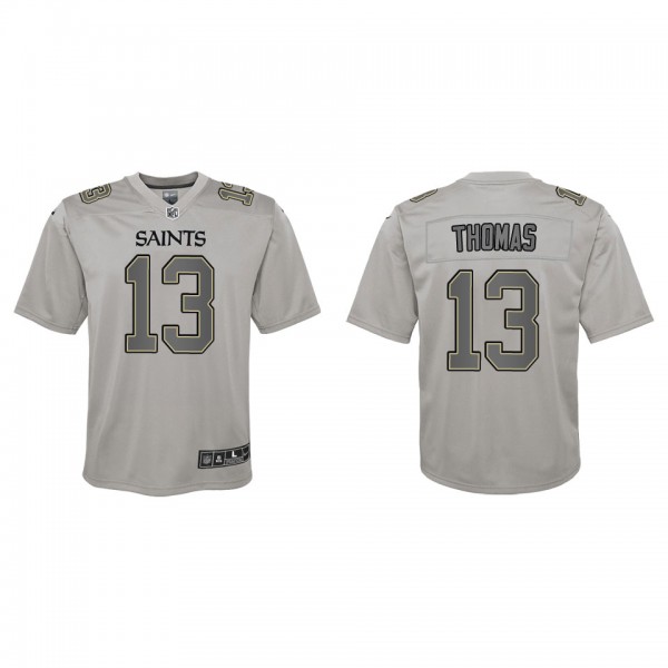 Michael Thomas Youth New Orleans Saints Gray Atmos...