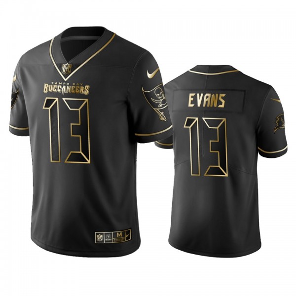 NFL 100 Mike Evans Tampa Bay Buccaneers Black Golden Edition Vapor Untouchable Limited Jersey - Men's