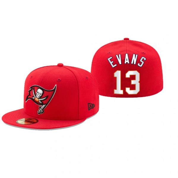 Tampa Bay Buccaneers Mike Evans Red Omaha 59FIFTY ...