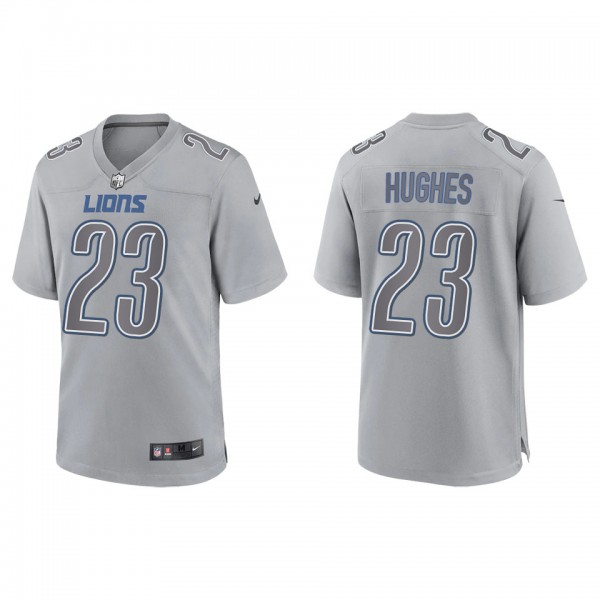 Mike Hughes Men's Detroit Lions Gray Atmosphere Fa...