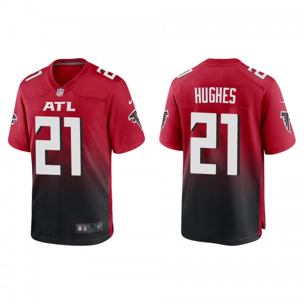 Men's Atlanta Falcons Mike Hughes Red Game Jersey