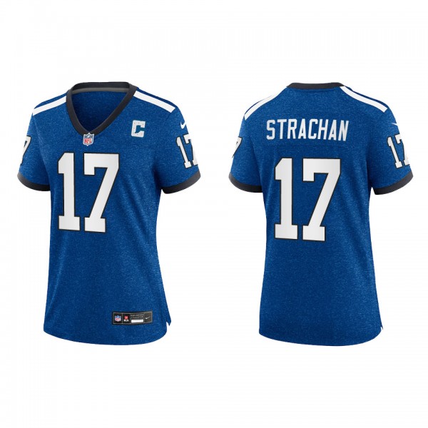 Mike Strachan Women Indianapolis Colts Royal India...