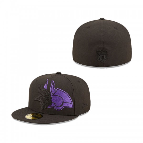 Minnesota Vikings Logo Feature 59FIFTY Fitted Hat