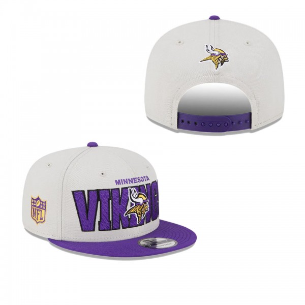 Men's Minnesota Vikings Stone Purple 2023 NFL Draf...