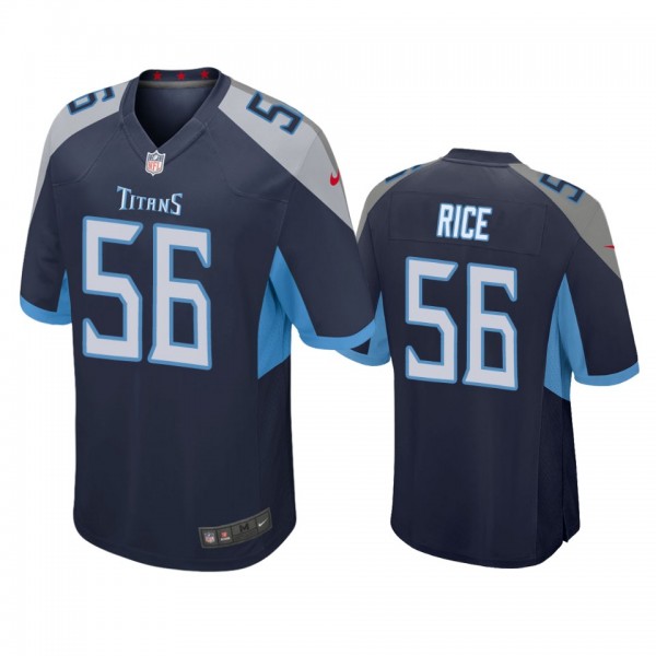 Tennessee Titans Monty Rice Navy Game Jersey