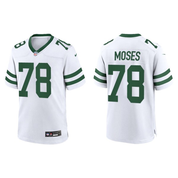 Men's New York Jets Morgan Moses White Legacy Game...