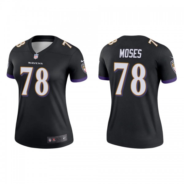 Morgan Moses Women's Baltimore Ravens Black Legend...