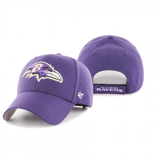 Baltimore Ravens Purple MVP Adjustable Hat