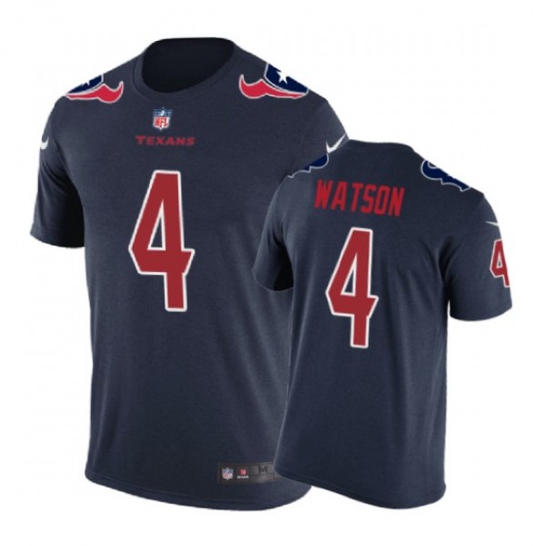 Houston Texans #4 Deshaun Watson Color Rush Nike T...