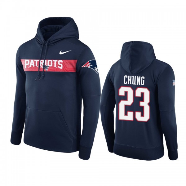 New England Patriots #23 Patrick Chung Navy Nike P...