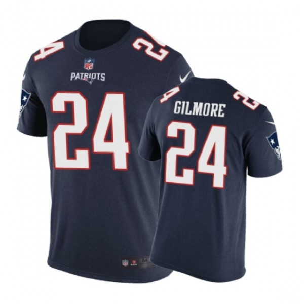 New England Patriots #24 Stephon Gilmore Color Rus...