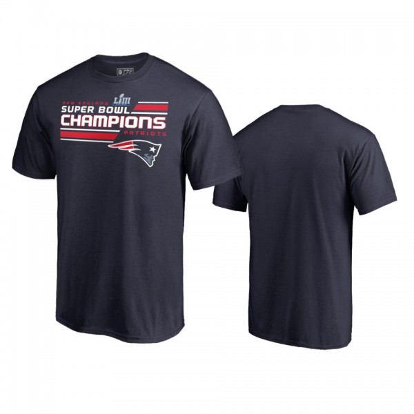 Patriots # Navy Super Bowl LIII Champions Juke T-Shirt - Youth