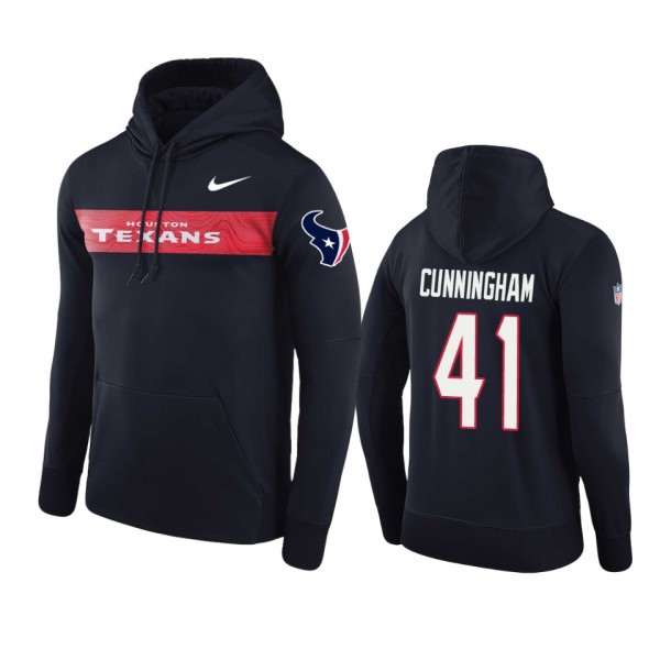 Houston Texans #41 Zach Cunningham Navy Nike Pullo...