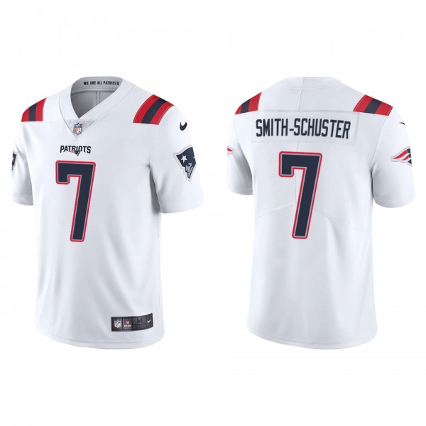 Men's JuJu Smith-Schuster New England Patriots Whi...