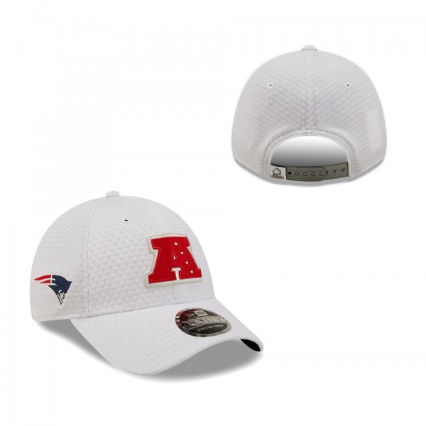 Men's New England Patriots White AFC Pro Bowl 9FORTY Adjustable Hat